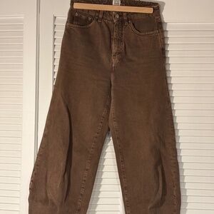 Toteme Barrel Brown Jeans Pants 25